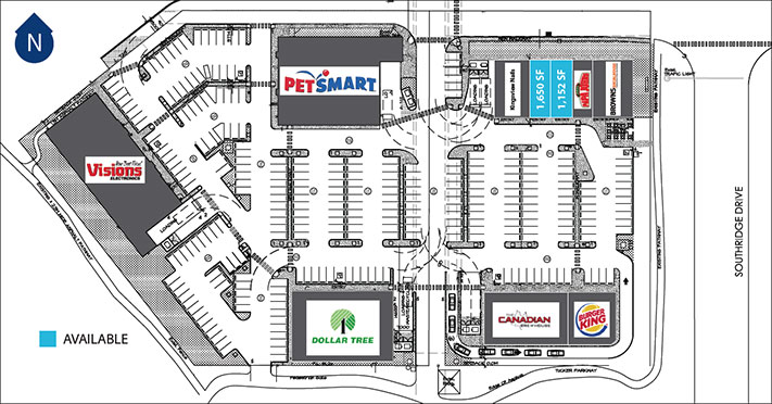 Site Plan - Available / Pending / Leased